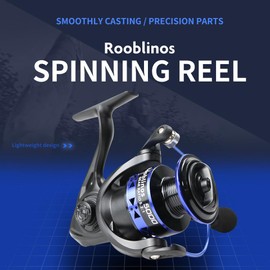 RYOBI RANMI Easting Fishing Reel All Metal Spinning Reel Saltwater or Freshwater Fishing Reel Tackle Accessories (1000)
