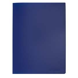 Display Book Q-CONNECT PP A4 380 Micron 20 Pockets Blue/Document Archiving/Type-20 Pockets/Kind-Top Open Pockets/Index-N.a. / Pockets-N.a. / Material-PP/Dividers-N.a. / Label-N.a.