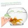 Abaodam 3Pcs Floating Ceramic Aquarium Decor Retro Style Fish Tank