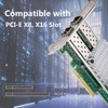 10 GB Network Card PCI-E NIC, Dual SFP+ Port, with