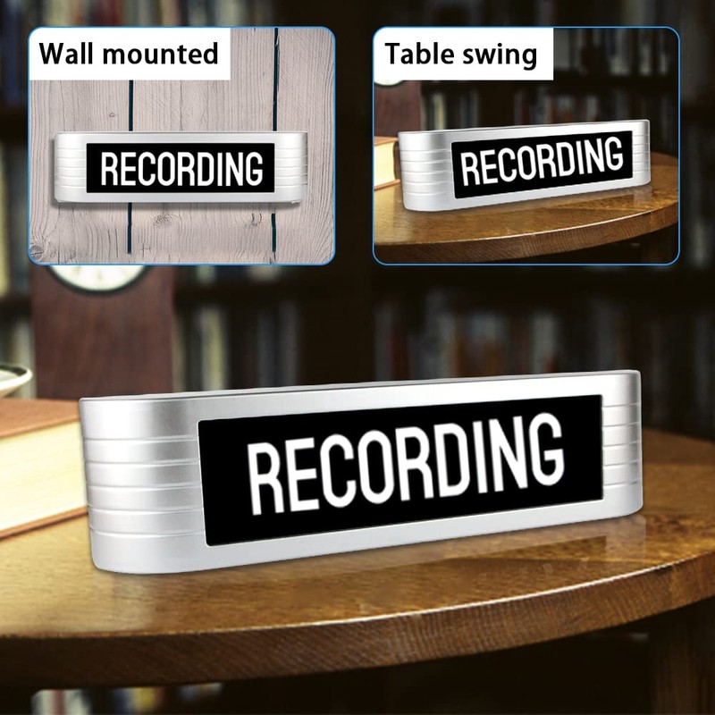 YPSLZY Recording Studio LED Light, Illuminated Sign, Many Lighting Modes