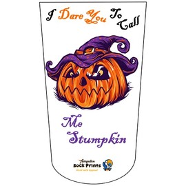 Heal with Appeal Amputee stump sock, I Dare you to Call Me Stumpkin V1, 3Ply stump sock