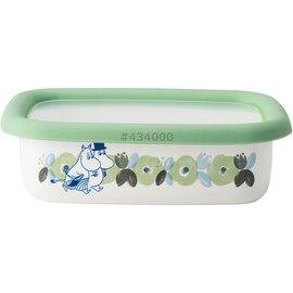 Fuji Hollow Moomin Flower Garden Shallow Shape Square Container S MTH-S