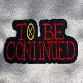 To Be Continued One Piece Anime Iron On Embroidery Patch