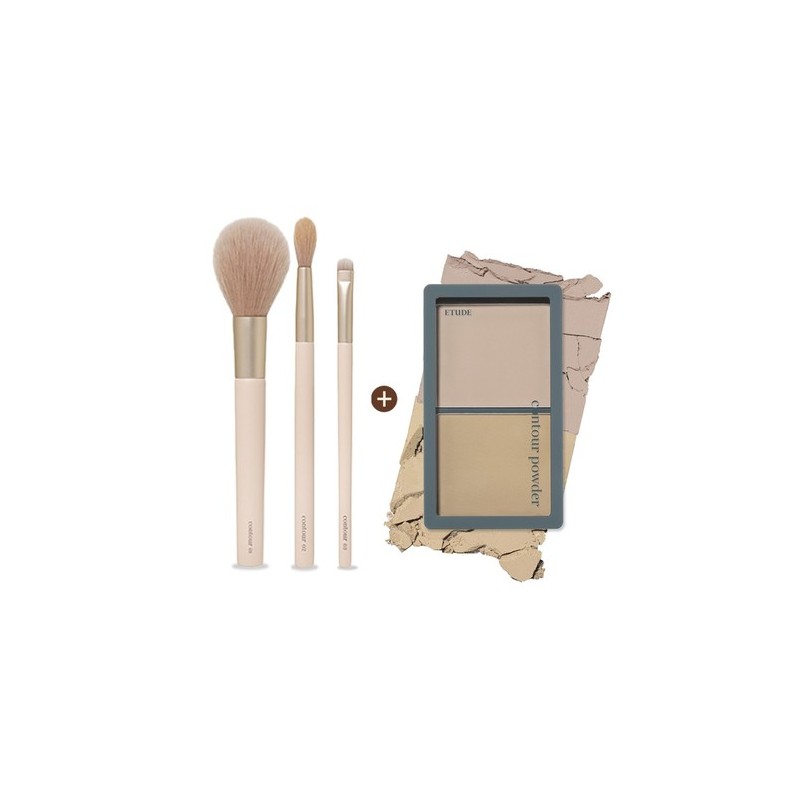 Etude Studio Shadow Shading + 3-Piece Brush Set / Shading