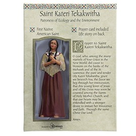 Roman Inc. St. Kateri Tekakwitha - Catholic Christian Confirmation Prayer 40605-ROM