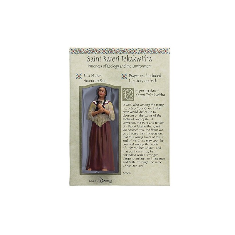 Roman Inc. St. Kateri Tekakwitha - Catholic Christian Confirmation Prayer