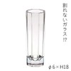FOYER 2300182 Unbreakable Flower Base Interior Polycarbonate, Single Vase, H