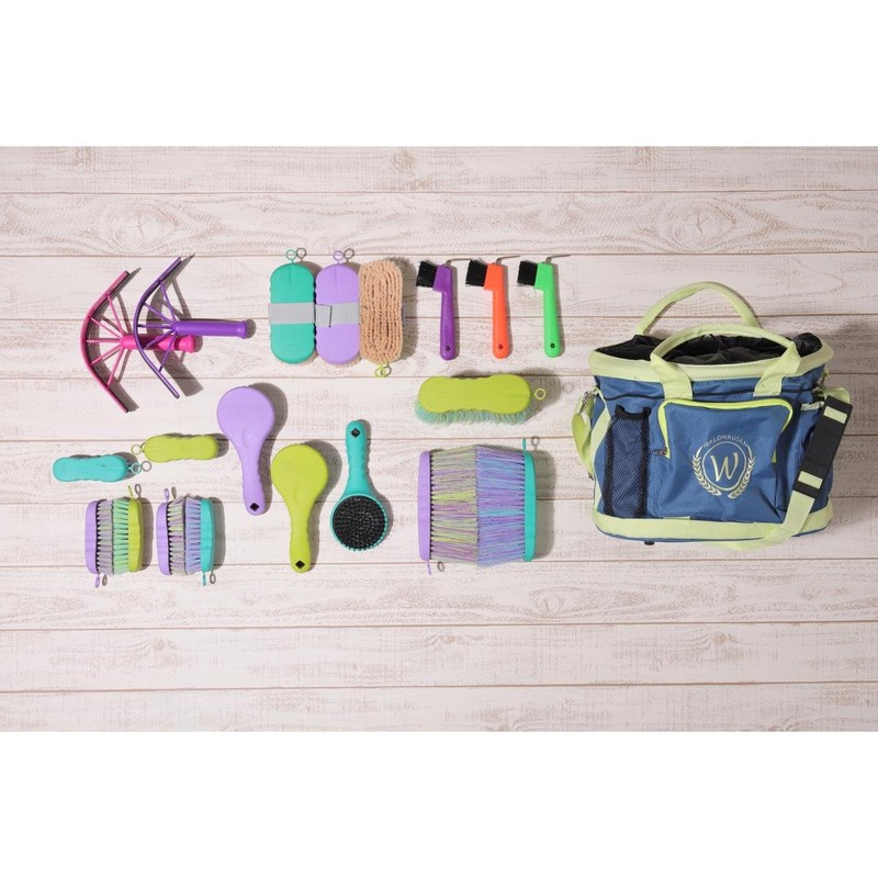 Shires Hoof Pick/Brush-Blue One Size