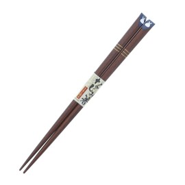 Handy Chopsticks 天平 Snowman Rabbit Lacquer painted wood (natural wood) Blue 18 cm