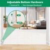 Reinforced 85 Inch Wide Retractable Dog Gate Extra Long Baby