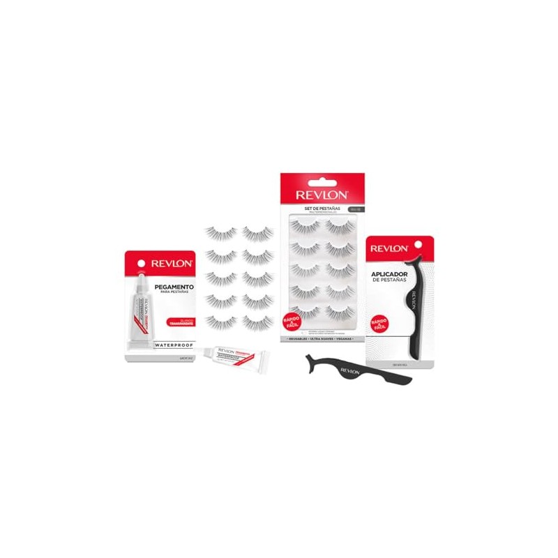Revlon - Set de 5 pares de Pestañas Modelo 2,