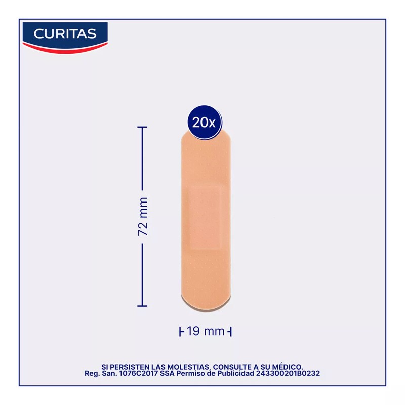 Curitas Transpiel Surtidas 20 Piezas