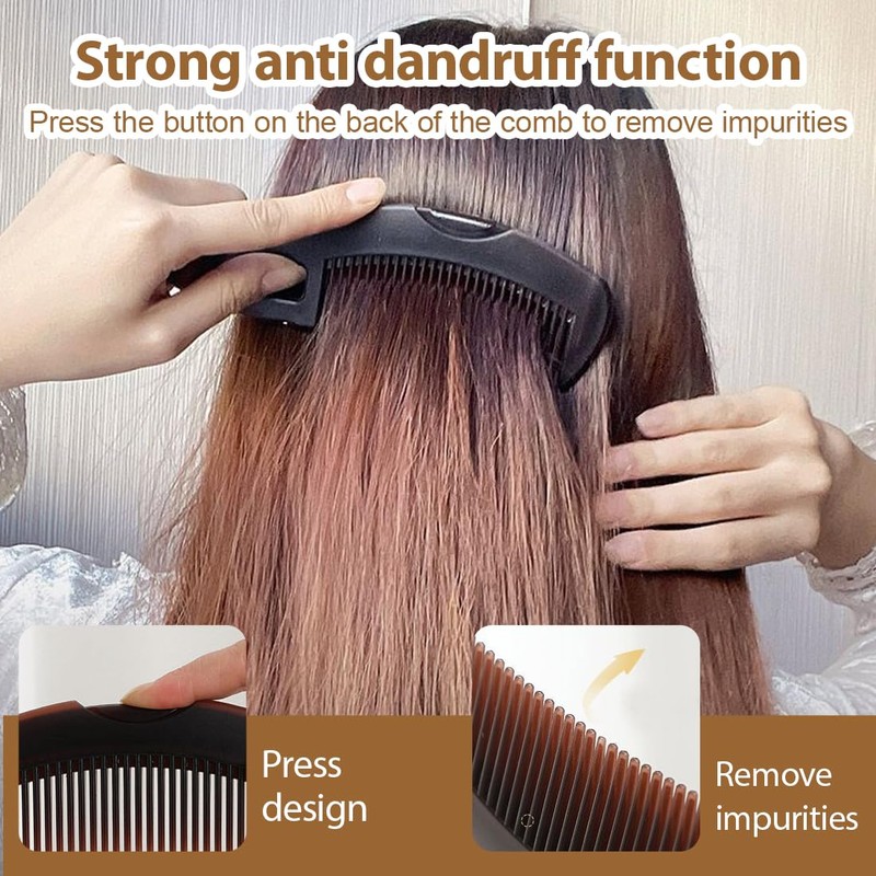 Dandruff Comb, Lice Comb, Hollow Tooth Head, Energy Massage, Hair