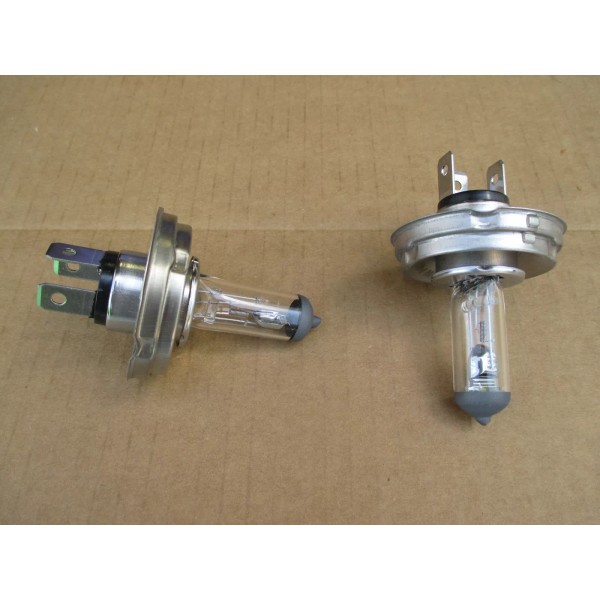 2 HEADLIGHT BULBS 12V 100/90W P45 BASE H4 FOR MASSEY