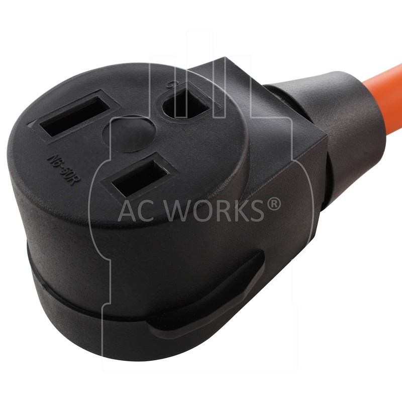 AC WORKS 6-50 Welder Adapter (TT-30 RV 30A to 6-50)