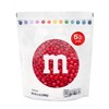 M&M’S WORLD Red Milk Chocolate Candy 5lb Resealable Pack for