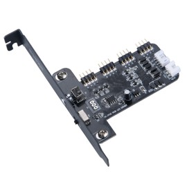 Akasa AK-RLD-02 Vegas RGB LED PCI-E/Low PCI-E Slot Control Card for PC