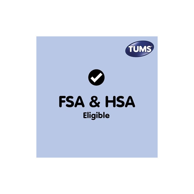 TUMS TUMS Tablets, 8 Count (Pack of 3)