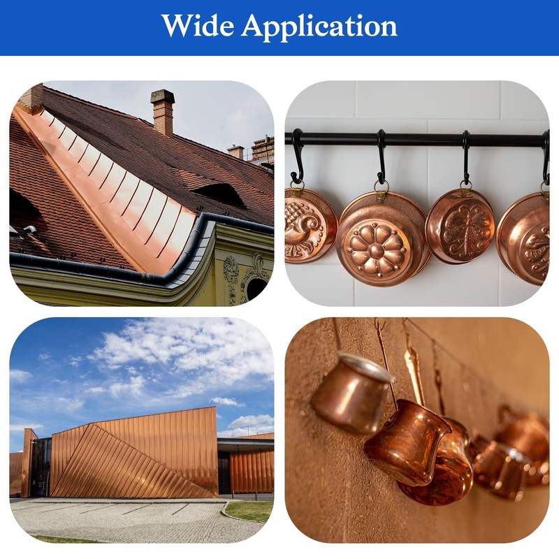 Copper Sheet Roll 1000 x 150 x 0.4 mm -