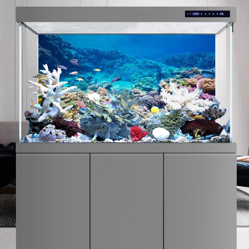 AWERT Aquarium Background Coral Reef Tropical Fish Undersea Fish Tank