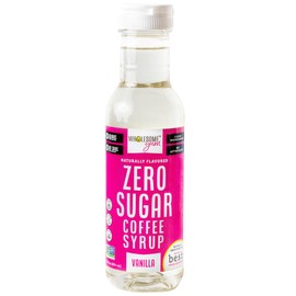 Wholesome Yum Zero Sugar Coffee Syrup (Keto Coffee Syrup) - Sugar Free Vanilla Syrup With Monk Fruit & Allulose - Natural Sweetener & Flavor For Hot & Cold Drinks - Low Carb, Gluten Free (12 fl oz)