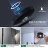 UNUSROOM Rechargeable Puck Lights with Remote Control,2000mAh High Capacity Battery