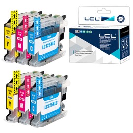 LCL LC125 Ink Cartridge Compatible for Brother LC125 LC125XL LC125XLC LC125XLM LC125XLY for Brother J6920DW MFC-J6520DW J6720DW MFC-J4410DW J4510DW J4610DW J4710DW DCP-J4110DW (2Cyan 2Magenta 2Yellow)