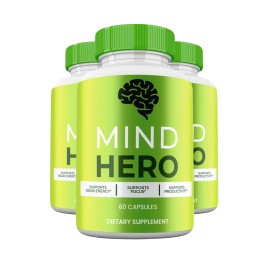 Mindhero 3-Pack Mind Hero Brain Capsules - MindHero Cognitive Support - 180 Capsules