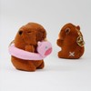 Clearstone Capybara Plush Keychain Chabimaru Float (Unicorn) 18.5cm Brown