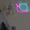 Disco Ball Snail Neon Sign, LED Wall Light for Bedroom