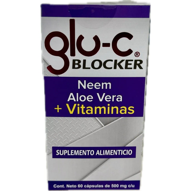Regulador De Glucosa 100% Natural 60 Caps Aloe Vera Neem