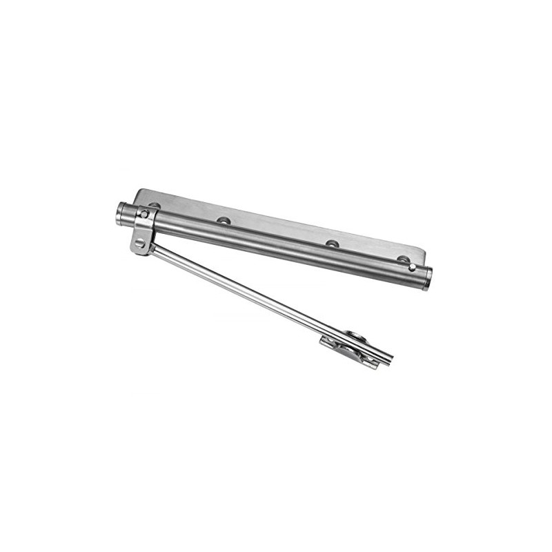194 x 37 mm Rod Door Closer in Stainless Steel