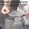 Spice Seasoning Strainer, Large Capacity Stainless Steel Tea Ball Mesh