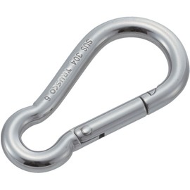 TRUSCO(トラスコ) ステンレススナップフック B型 線径Φ4X開口7mm (2個入) TSF-4B