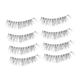 Mikinona Longest False Eyelashes 4 Pairs Natural Look False Lashes Handmade Fiber for Parties Daily Makeup