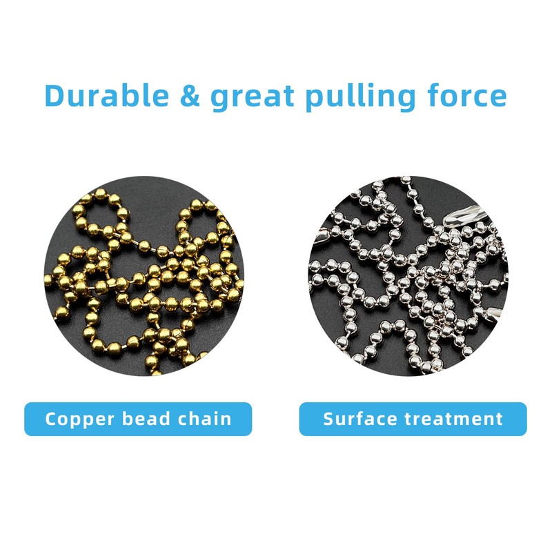 Ceiling Fan Pull Chain Extender, 12Feet 3mm Diameter Beaded Ball