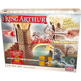 Mega Bloks King Arthur Launcelot Battlemotion Bridge Playset