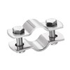 sourcing map Wall Mount Ceiling Mount Pipe Support, 304 Stainless