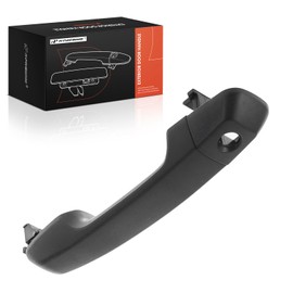 A-Premium Front Driver Side Exterior Door Handle with Keyhole Compatible with Toyota 4Runner 2010-2020, Textured Black, Replace# 69211-60080