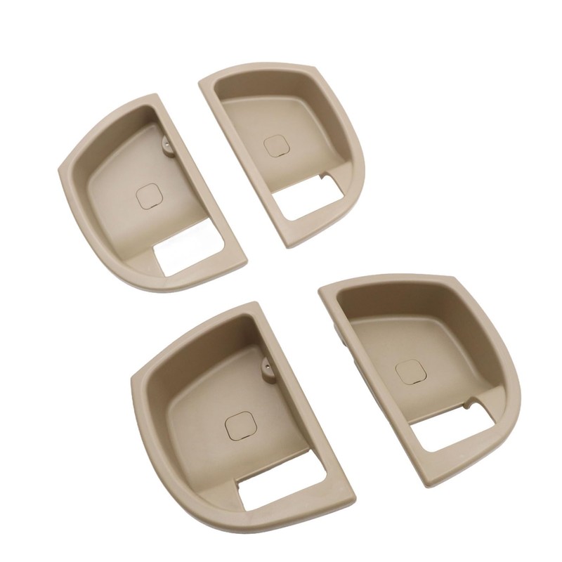 FZJDSD 4Pcs Beige Left and Right Inside Door Handle Frame