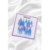 Sky Bubble Dream Handmade Nail Tips - Short Ballerina /