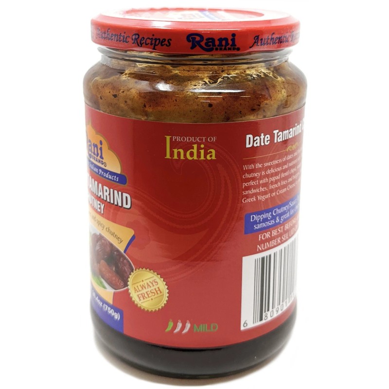 Rani Dates & Tamarind (Imli) Chutney 26.5oz (750g) Glass Jar