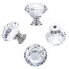 Ravinte Pack of 10 Crystal Drawer Knobs and Handles, Clear