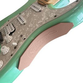 Strap-A-Joe Guitar Stability Grip - Prevents Sliding On Leg - Electric Guitar Lap Rest Holder Guitar Support Strap:_Camel_One Size Fits Most