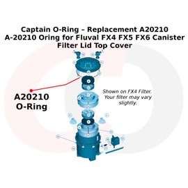 Captain O-Ring – Replacement A20210 A-20210 Oring for Fluval FX4 FX5 FX6 Canister Filter Lid Top Cover