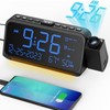 Digital Clock, Wall Projection, Ceiling Projection Clock, Supports 350° Projection