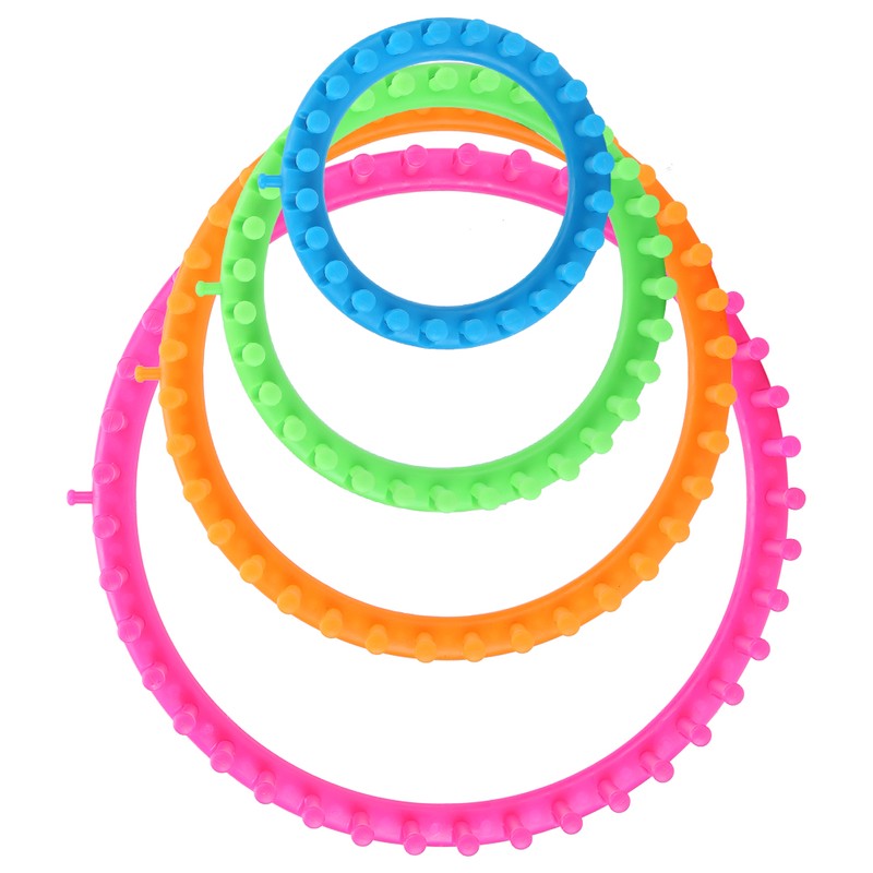 Circle Round Knitting Looms Set Craft Kit Tool with Hook
