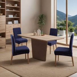 YUEANG Waterproof Dining Chair Covers, Chair Covers for Dining Room, Stretch Chair Covers Parsons Chair Slipcover, Removable, Washable for Dining Room Kitchen Chair Protector Cover