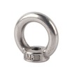10Pcs Lifting Eye Nut Stainless Steel Ring Shape Fastener Tools